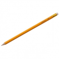 Олівець чорнографітний HB Delta з гумкою